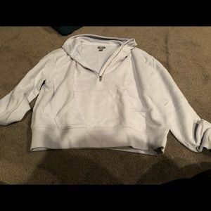 Cropped aerie quarter zip